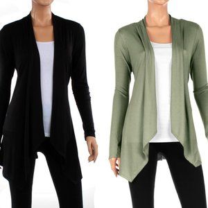 Pack Women's Draped Spring Cardigan